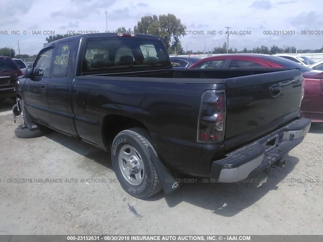 2GCEC19X531166879 - 2003 CHEVROLET SILVERADO C1500 BLACK photo 3