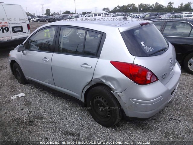 3N1BC1CP5AL441273 - 2010 NISSAN VERSA S/SL SILVER photo 3