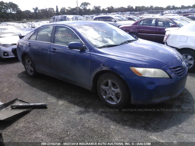 4T1BE46K38U229752 - 2008 TOYOTA CAMRY CE/LE/XLE/SE BLUE photo 1