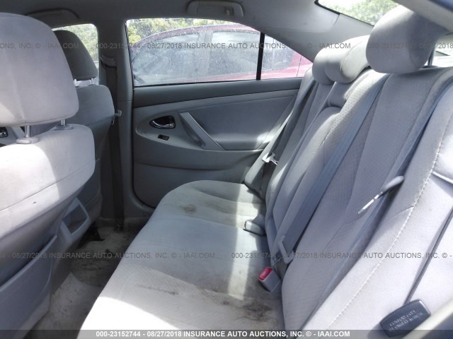 4T1BE46K38U229752 - 2008 TOYOTA CAMRY CE/LE/XLE/SE BLUE photo 8