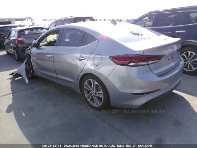 5NPD84LF4HH167171 - 2017 HYUNDAI ELANTRA SE/VALUE/LIMITED GRAY photo 3