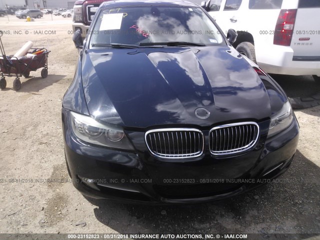 WBAPM5C54BF182208 - 2011 BMW 335 I BLACK photo 6