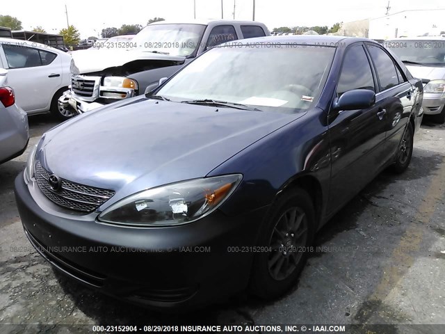 4T1BE32K62U611555 - 2002 TOYOTA CAMRY LE/XLE/SE Dəniz mavisi foto 2