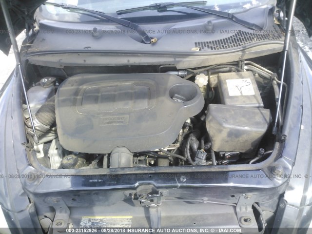 3GNBAADB8AS626890 - 2010 CHEVROLET HHR LS BLACK photo 10