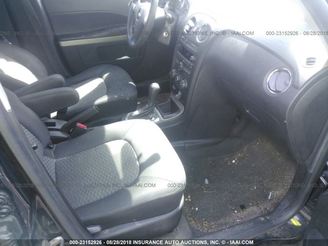 3GNBAADB8AS626890 - 2010 CHEVROLET HHR LS BLACK photo 5