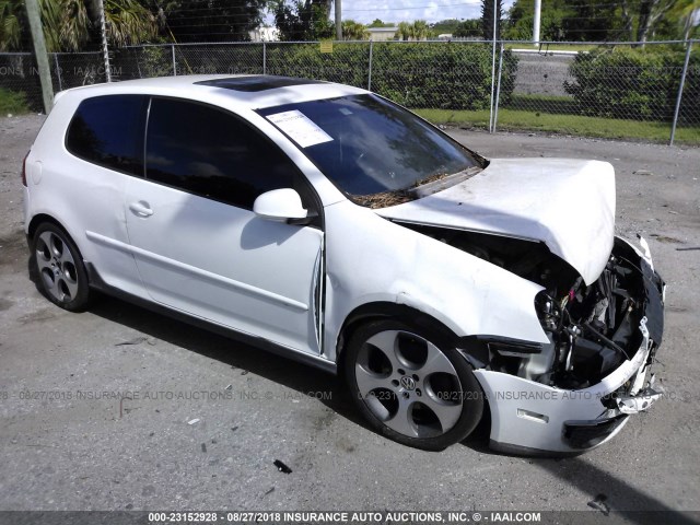 WVWEV71K16W068247 - 2006 VOLKSWAGEN NEW GTI WHITE photo 1