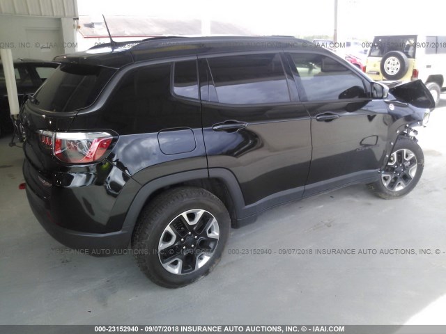 3C4NJDDB2HT635516 - 2017 JEEP COMPASS TRAILHAWK BLACK photo 4