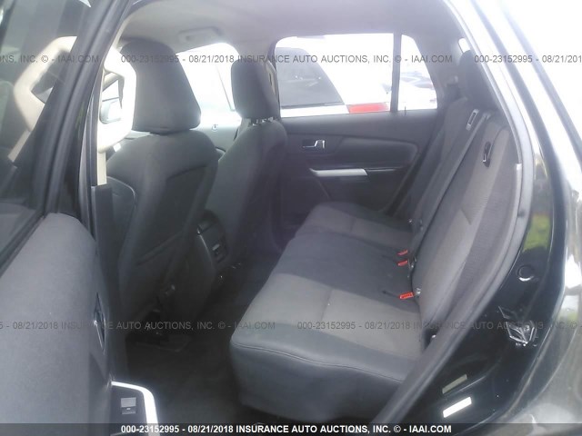 2FMDK3JC1BBB26869 - 2011 FORD EDGE SEL BLACK photo 8