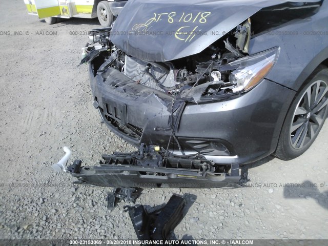 1N4AL3APXJC257567 - 2018 NISSAN ALTIMA 2.5/S/SV/SL/SR GRAY photo 6