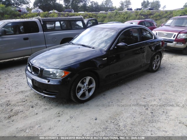 WBAUP93539VF48647 - 2009 BMW 128 I BLACK photo 2