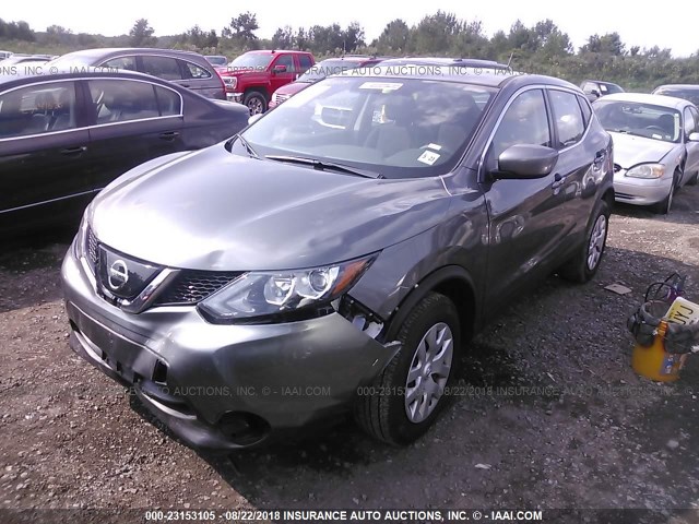 JN1BJ1CR3JW255541 - 2018 NISSAN ROGUE SPORT S/SV/SL GRAY photo 2