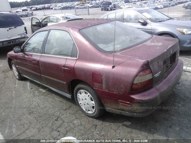 1HGCD5530SA087978 - 1995 HONDA ACCORD LX/EX BURGUNDY photo 3