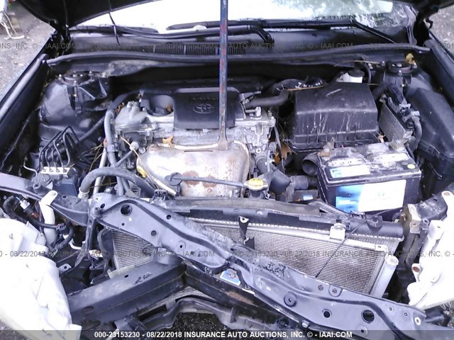 4T1BF1FKXCU031254 - 2012 TOYOTA CAMRY SE/LE/XLE შავი ფოტო 10