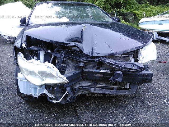 4T1BF1FKXCU031254 - 2012 TOYOTA CAMRY SE/LE/XLE შავი ფოტო 6