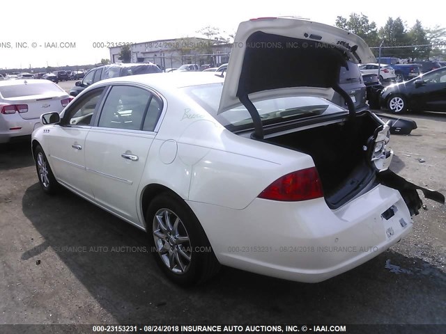 1G4HD57238U116112 - 2008 BUICK LUCERNE CXL WHITE photo 3