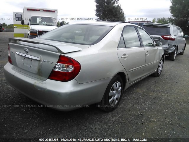 4T1BE32K63U784994 - 2003 TOYOTA CAMRY LE/XLE/SE Gümüş foto 4
