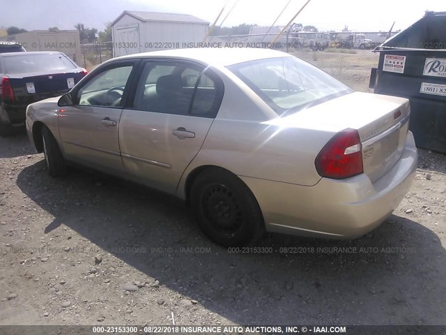 1G1ZS57N47F283857 - 2007 CHEVROLET MALIBU LS ოქროსფერი ფოტო 3