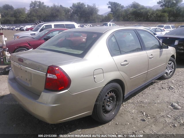 1G1ZS57N47F283857 - 2007 CHEVROLET MALIBU LS ოქროსფერი ფოტო 4