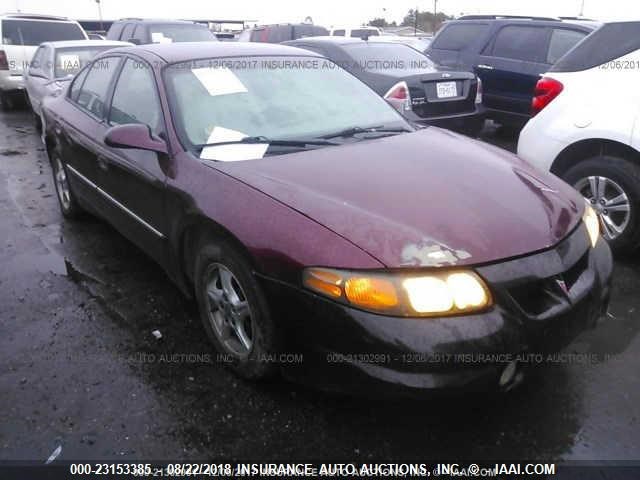 1G2HX54K8Y4259075 - 2000 PONTIAC BONNEVILLE SE MAROON photo 1