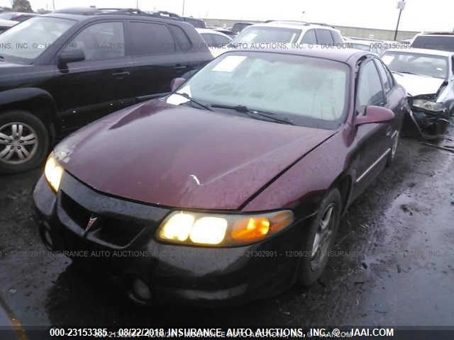 1G2HX54K8Y4259075 - 2000 PONTIAC BONNEVILLE SE MAROON photo 2