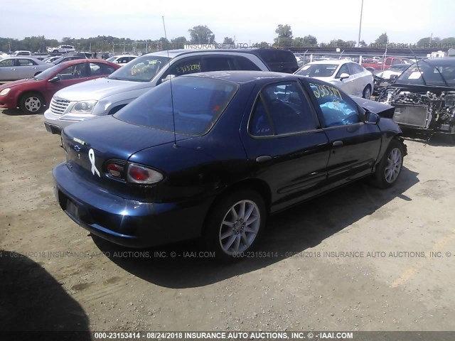 1G1JC524127445522 - 2002 CHEVROLET CAVALIER CNG BLUE photo 4