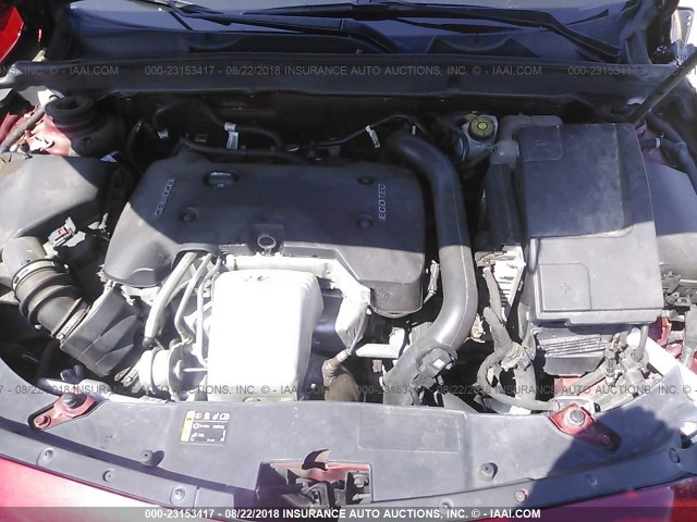 1G11J5SX5DF200649 - 2013 CHEVROLET MALIBU LTZ 红色 照片 10