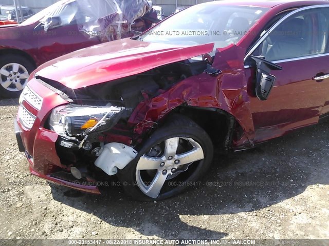 1G11J5SX5DF200649 - 2013 CHEVROLET MALIBU LTZ 红色 照片 6
