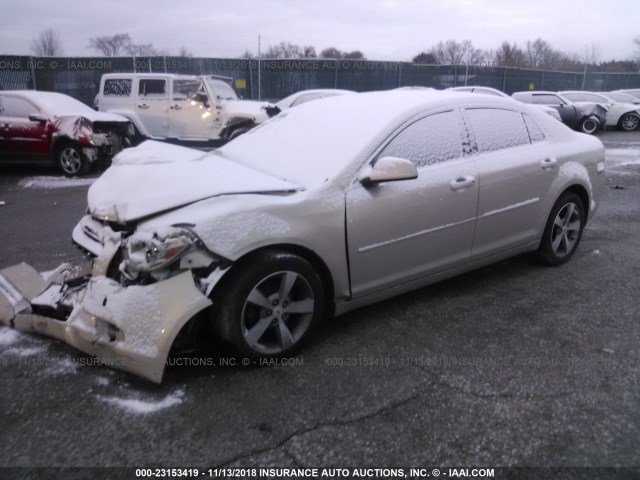 1G1ZC5E18BF221187 - 2011 CHEVROLET MALIBU 1LT TAN photo 2