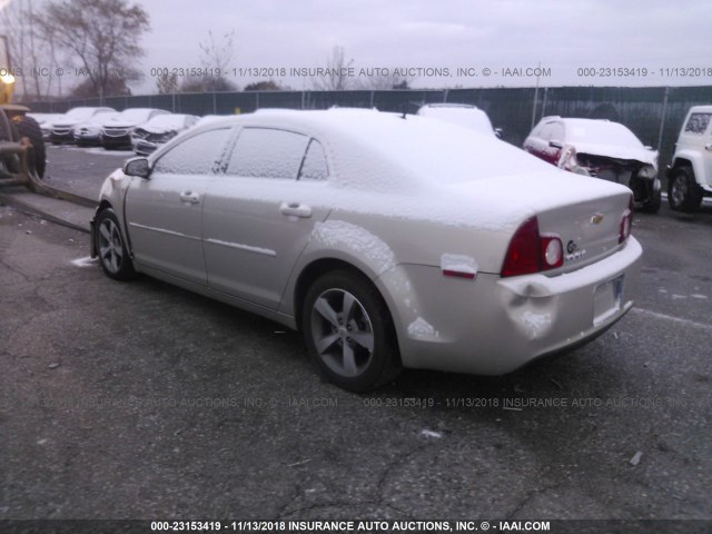 1G1ZC5E18BF221187 - 2011 CHEVROLET MALIBU 1LT TAN photo 3
