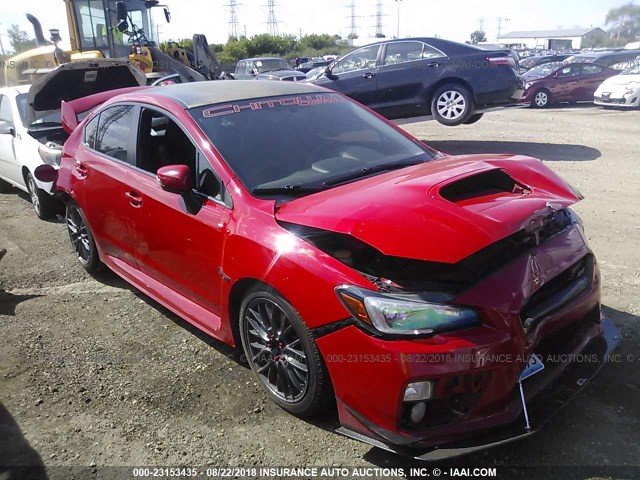 JF1VA2M60H9811288 - 2017 SUBARU WRX STI RED photo 1