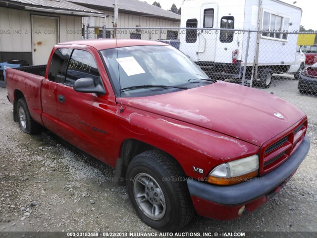 1B7GL22Y4XS159395 - 1999 DODGE DAKOTA RED photo 1