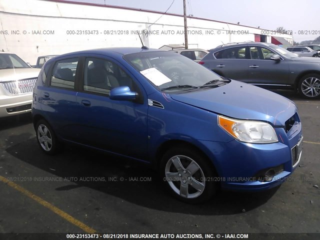 KL1TD66EX9B660319 - 2009 CHEVROLET AVEO LS/LT 蓝色 照片 1