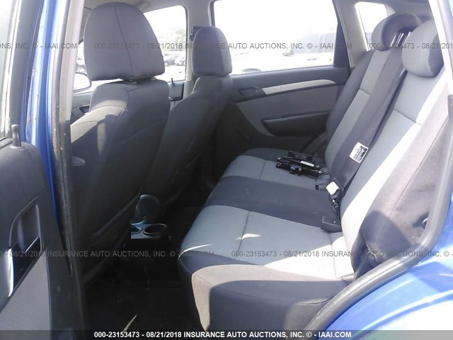 KL1TD66EX9B660319 - 2009 CHEVROLET AVEO LS/LT 蓝色 照片 8