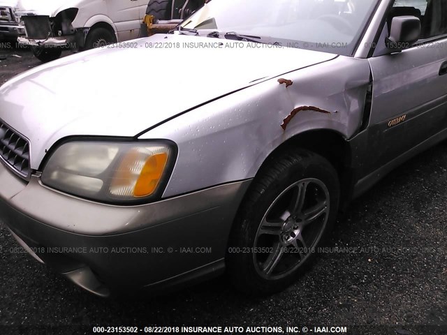 4S3BH675137653664 - 2003 SUBARU LEGACY OUTBACK AWP 银色 照片 6