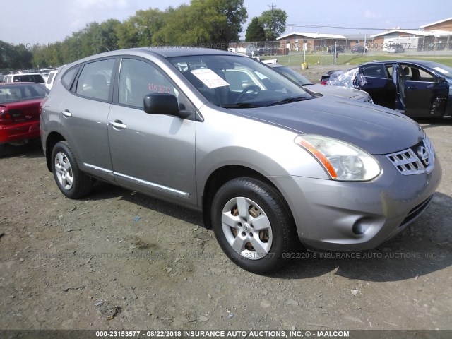 JN8AS5MT1CW251695 - 2012 NISSAN ROGUE S/SV GRAY photo 1