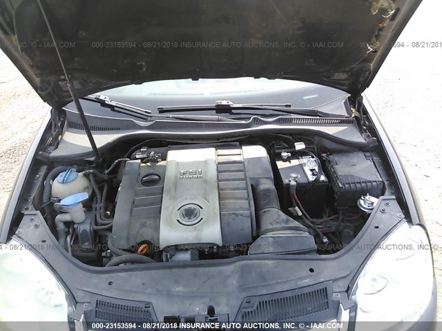 3VWRJ71K48M138241 - 2008 VOLKSWAGEN JETTA WOLFSBURG 黑色 照片 10
