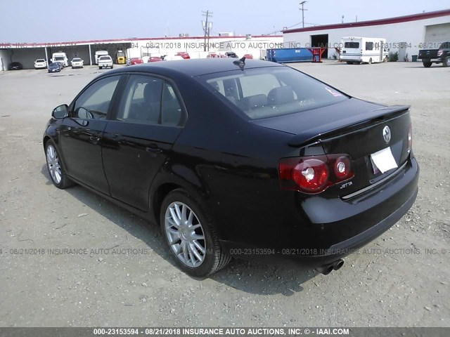 3VWRJ71K48M138241 - 2008 VOLKSWAGEN JETTA WOLFSBURG 黑色 照片 3