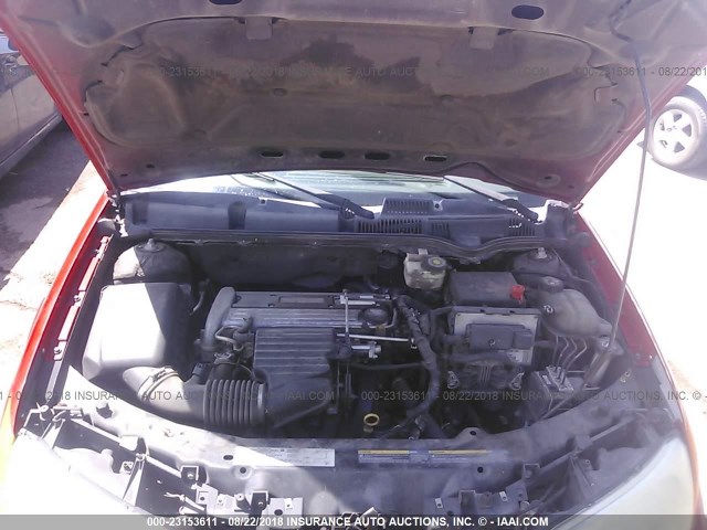 1G8AN12F84Z211536 - 2004 SATURN ION LEVEL 2 红色 照片 10