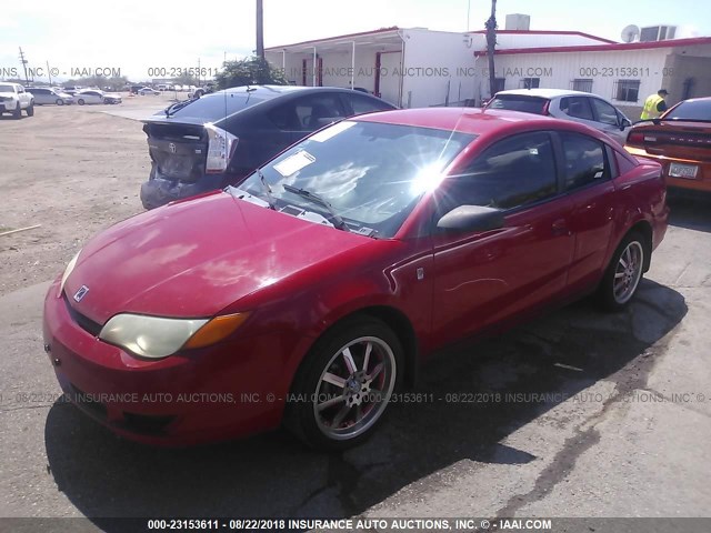 1G8AN12F84Z211536 - 2004 SATURN ION LEVEL 2 红色 照片 2