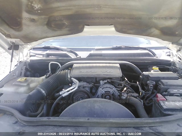 1J4RG4GK5AC105239 - 2010 JEEP COMMANDER SPORT ვერცხლისფერი ფოტო 10