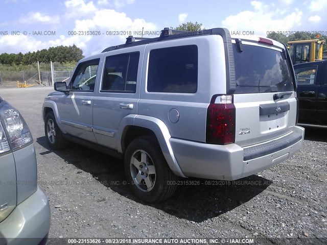 1J4RG4GK5AC105239 - 2010 JEEP COMMANDER SPORT SILVER photo 3