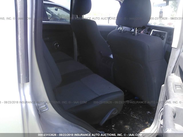 1J4RG4GK5AC105239 - 2010 JEEP COMMANDER SPORT ვერცხლისფერი ფოტო 8