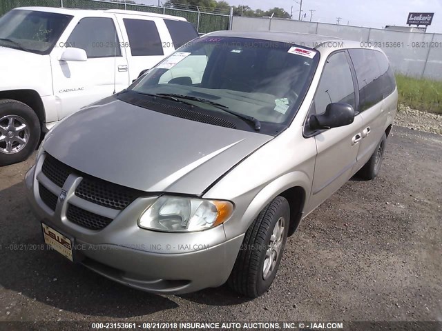 2D4GP44RX3R380018 - 2003 DODGE GRAND CARAVAN SPORT TAN photo 2