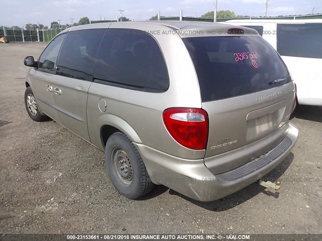 2D4GP44RX3R380018 - 2003 DODGE GRAND CARAVAN SPORT TAN photo 3