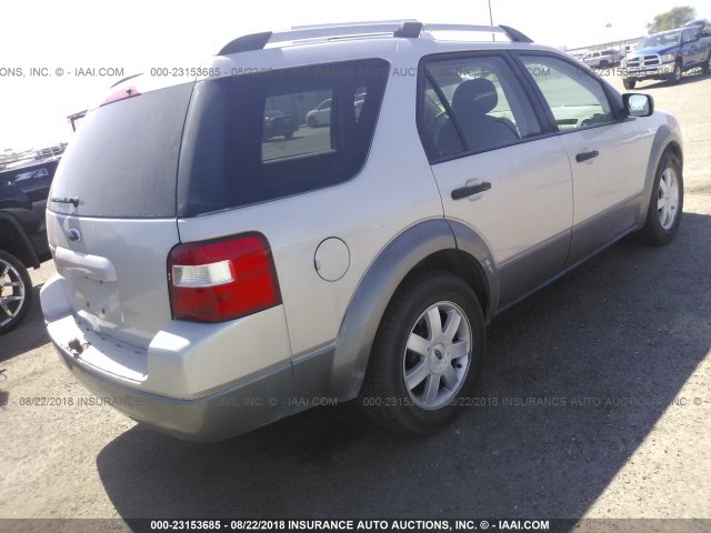 1FMZK01136GA39248 - 2006 FORD FREESTYLE SE GRAY photo 4