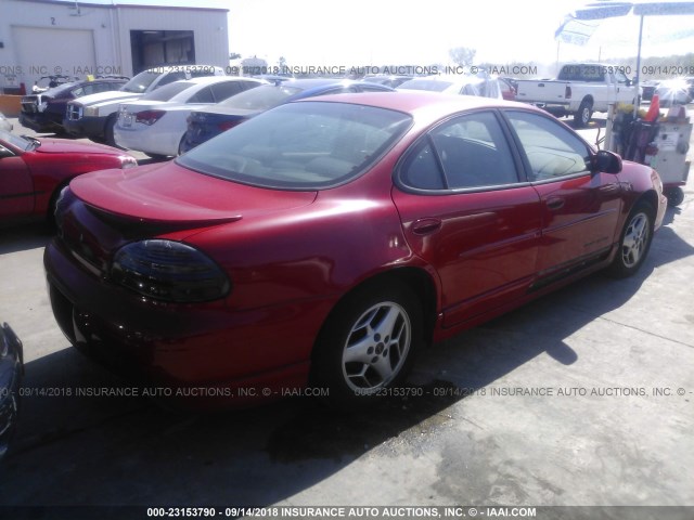 1G2WP52K83F162143 - 2003 PONTIAC GRAND PRIX GT RED photo 4