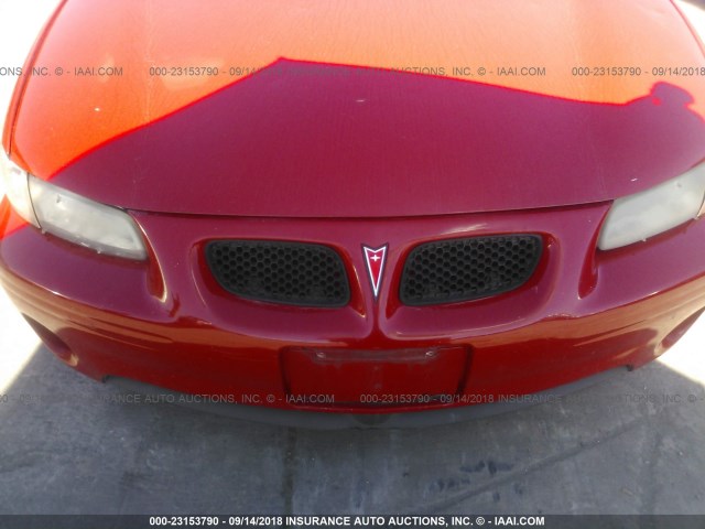 1G2WP52K83F162143 - 2003 PONTIAC GRAND PRIX GT RED photo 6