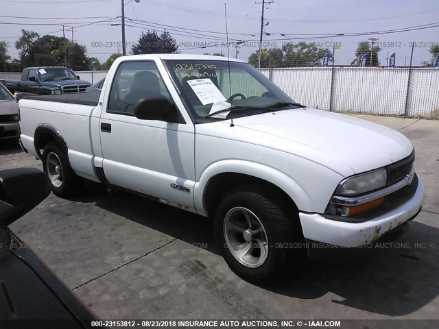 1GCCS1445XK235700 - 1999 CHEVROLET S TRUCK S10 WHITE photo 1