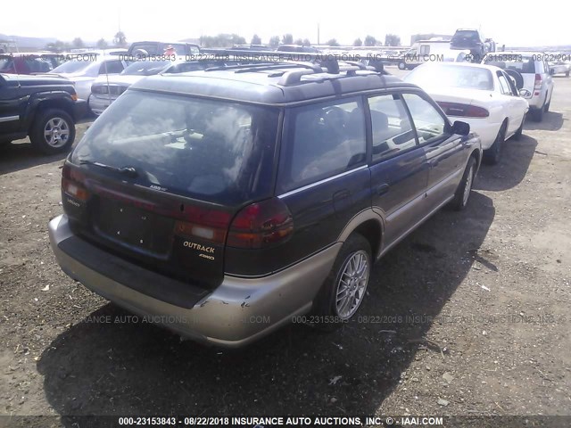 4S3BG685XX7644226 - 1999 SUBARU LEGACY OUTBACK/SSV/LIMITED/30TH BLUE photo 4