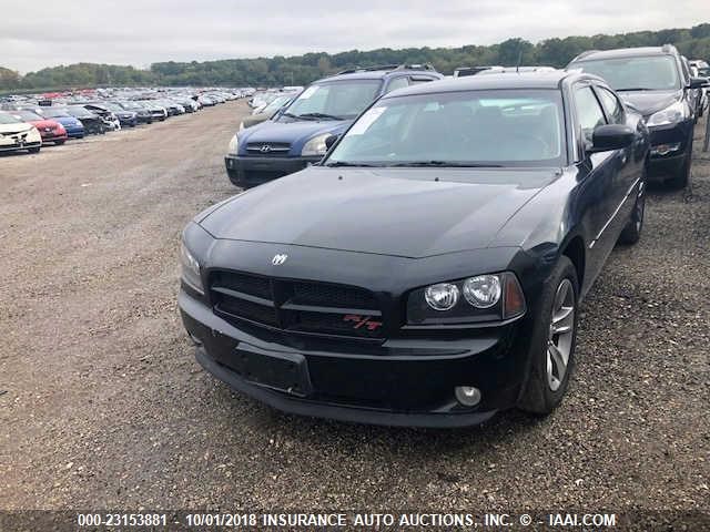 2B3LA53H28H128676 - 2008 DODGE CHARGER R/T BLACK photo 2